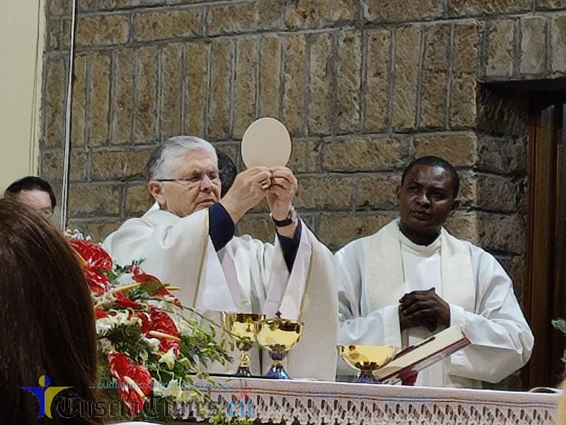 Il Vescovo Orazio Francesco Piazza Celebra La Prima Messa Dellanno